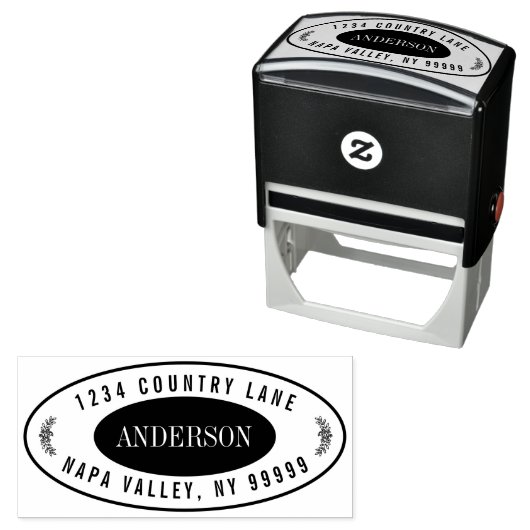 Creëer Uw eigen modern retouradres Zelfinkkend Zelfinktende Stempel (In situ)