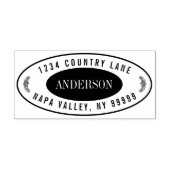 Creëer Uw eigen modern retouradres Zelfinkkend Zelfinktende Stempel (Design)