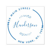 Creëer Uw eigen, modern retouradres Zelfinktende Stempel (Design)