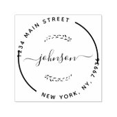 Creëer Uw eigen, modern retouradres Zelfinktende Stempel (Design)