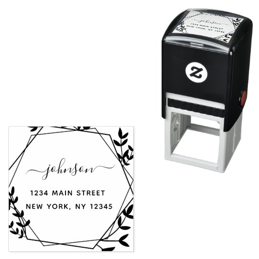 Creëer Uw eigen modern retouradres Zelfinktende Stempel (In situ)