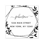 Creëer Uw eigen modern retouradres Zelfinktende Stempel (Design)