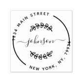 Creëer Uw eigen, modern retouradres Zelfinktende Stempel (Design)