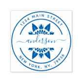 Creëer Uw eigen, modern retouradres Zelfinktende Stempel (Design)