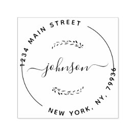Creëer Uw eigen, modern retouradres Zelfinktende Stempel