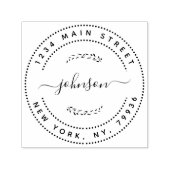 Creëer Uw eigen, modern retouradres Zelfinktende Stempel (Design)