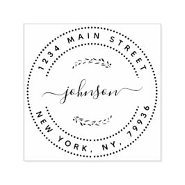 Creëer Uw eigen, modern retouradres Zelfinktende Stempel