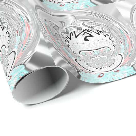 Creëer Uw eigen modern stadspatroon Cadeaupapier (Rol Hoek)