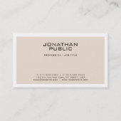 Creëer Uw eigen modern stijlvol ontwerp voor kleur Visitekaartje (Voorkant)