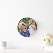Creëer Uw eigen moderne 1 foto Ronde Klok (Huis)