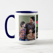 creëer uw eigen moderne 2 foto collage Mok (Links)