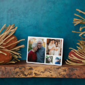 Creëer Uw Eigen Moderne 4 Familie Fotocollage Fotoplaat (Zijkant)