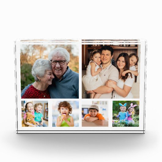 Creëer uw eigen moderne 6 familie Afbeelding colla Fotoblokken (Voorkant)