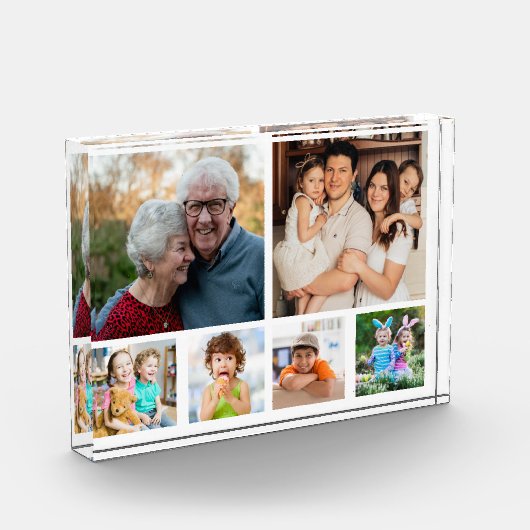 Creëer uw eigen moderne 6 familie Afbeelding colla Fotoblokken (Links)