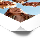 Creëer uw eigen moderne 9 foto collage plein perfect poster (Hoek)