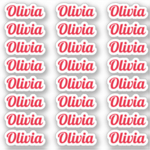 Creëer Uw Eigen Moderne Aangepaste Naam van het Ma Sticker
