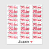 Creëer Uw Eigen Moderne Aangepaste Naam van het Ma Sticker (Vel)