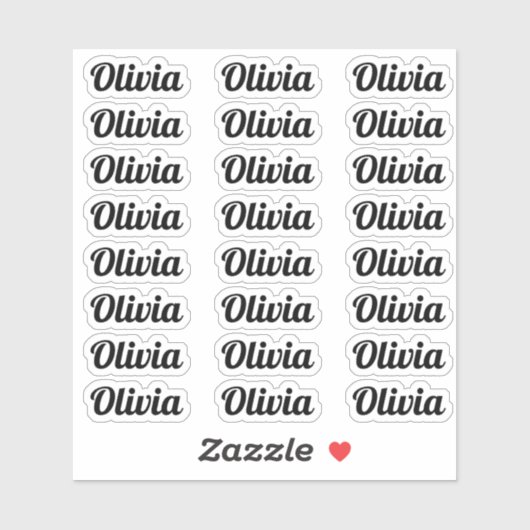 Creëer Uw Eigen Moderne Aangepaste Naam van het Ma Sticker (Vel)