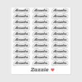 Creëer Uw Eigen Moderne Aangepaste Naam van het Ma Sticker (Vel)