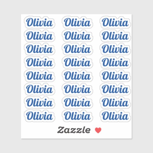 Creëer Uw Eigen Moderne Aangepaste Naam van het Ma Sticker (Vel)