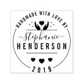 Creëer Uw eigen moderne ambacht "Handgemaakt met l Zelfinktende Stempel (Design)