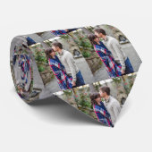 Creëer Uw Eigen Moderne Collage Foto's Jubileum Stropdas (Opgerold)