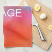 Creëer Uw eigen moderne eenvoudige elegante Sjablo Theedoek (Quarter Fold)