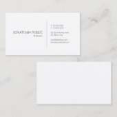 Creëer Uw eigen moderne, eenvoudige glin Visitekaartje (Voorkant / Achterkant)