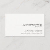 Creëer Uw eigen moderne, eenvoudige glin Visitekaartje (Voorkant)