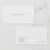 Creëer Uw eigen moderne, elegante design Gold Visitekaartje (Voorkant / Achterkant)