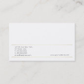 Creëer Uw eigen moderne, elegante design Gold Visitekaartje (Achterkant)