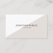 Creëer Uw eigen moderne, elegante gladde glin Visitekaartje (Voorkant)