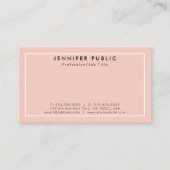 Creëer Uw eigen moderne, elegante schoonmaakvloer Visitekaartje (Voorkant)