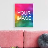 Creëer Uw eigen moderne elegante verticale high cl Canvas Afdruk (Insitu (Woonkamer))