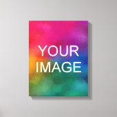 Creëer Uw eigen moderne elegante verticale high cl Canvas Afdruk (Voorkant)