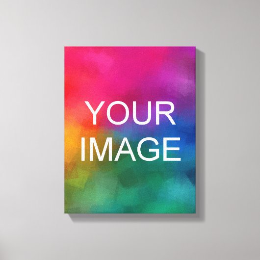 Creëer Uw eigen moderne elegante verticale high cl Canvas Afdruk (Voorkant)