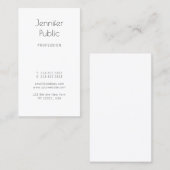 Creëer Uw eigen moderne, elegante vormgeving met d Visitekaartje (Voorkant / Achterkant)