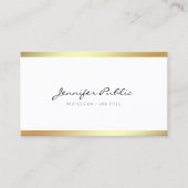 Creëer Uw eigen moderne, elegante, witte, slimme Visitekaartje (Voorkant)