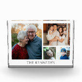 Creëer Uw eigen moderne familienaam 4 Fotoblok (Voorkant)