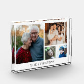 Creëer Uw eigen moderne familienaam 4 Fotoblok (Links)