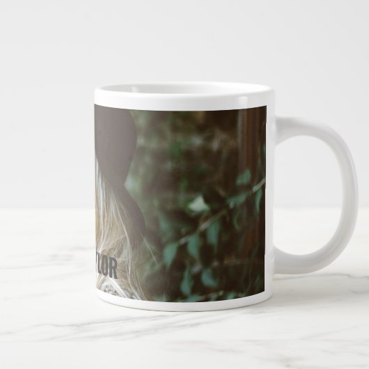 Creëer Uw eigen moderne fotografie Volledige foto Grote Koffiekop (Rechts)