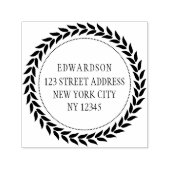 Creëer uw eigen moderne, geavanceerde retouradres zelfinktende stempel (Design)