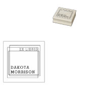 Creëer Uw eigen moderne geometrische ex libris naa Rubberstempel (Gestempeld)