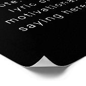 Creëer uw eigen moderne gepersonaliseerde offerte  poster (Hoek)