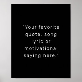 Creëer uw eigen moderne gepersonaliseerde offerte  poster