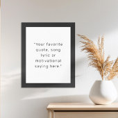 Creëer uw eigen moderne gepersonaliseerde offerte  poster