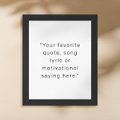 Creëer uw eigen moderne gepersonaliseerde offerte  poster