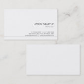 Creëer Uw eigen moderne luxe-plein Visitekaartje (Voorkant / Achterkant)