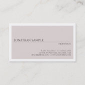 Creëer uw eigen moderne, minimale grafische voorst visitekaartje (Voorkant)