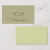 Creëer uw eigen moderne, minimalistische legant ee visitekaartje (Voorkant / Achterkant)